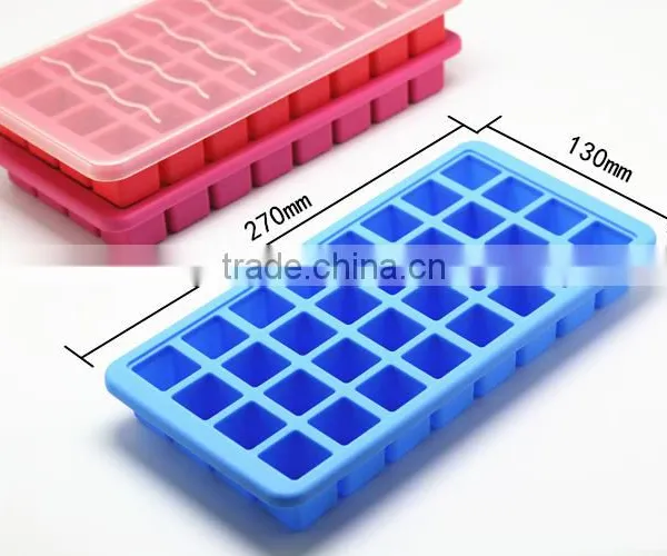 28 Cavity Silicone Ice Cube Tray Silicon Baby Food Storage Silicone Tray photo-5