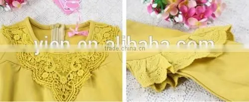 Cotton Lace Baby Smocked Clothing 2015 Autumn Baby Smocked Clothing photo-4