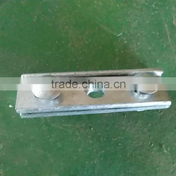 Suspension Clamp With 2 Bolts / Electric Galvanized Steel Cable Clamp photo-2