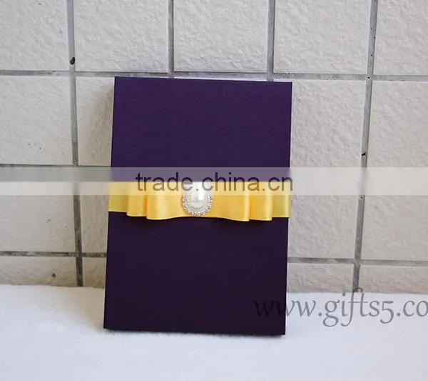 Luxury Elegant Purple Wedding Gift Box Wedding Invitation Box photo-6