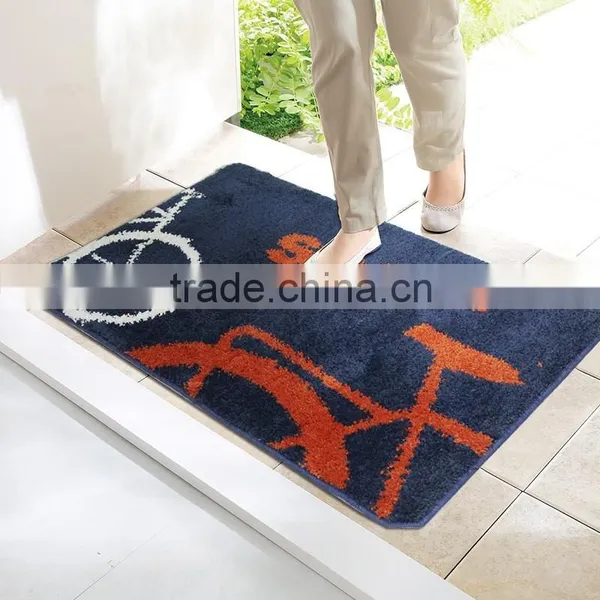 DADA Polyester Non Slip Printed Door Floor Mat Non Slip Rug Pad photo-6