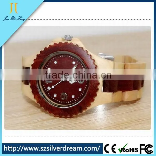Fahional Wrist Branded Vogue Wholesale Cheap Men Wood Watches photo-2