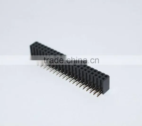 Female Header 2.54mm Double Row Right Angle 2~40 Pin photo-5