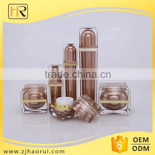 2016 New Design Cosmetic Jars Suppliers Plastic Material Fancy Packaging of Cosmetics