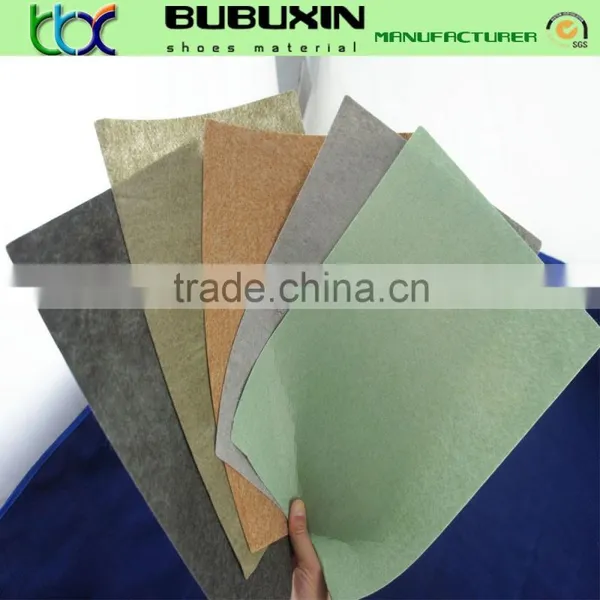 2015 Hot Sale Nonwoven Imitation Leather for Lady Shoes Lining Material photo-3