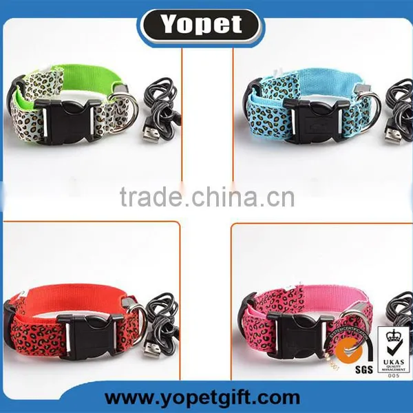 LED Dog Collar, USB Rechargeable, Glowing Pet Dog Collar for Night Safety Dog Collar Led photo-2
