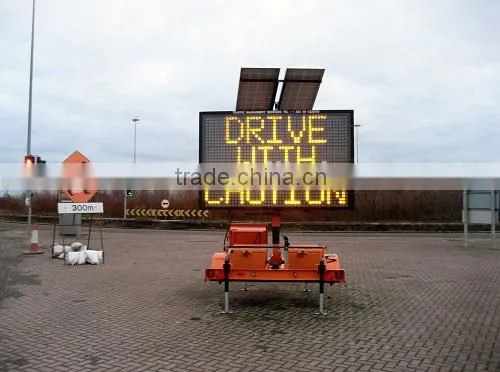 P31.25 Amber Color VMS Variable Message Signs for Traffic Guidance