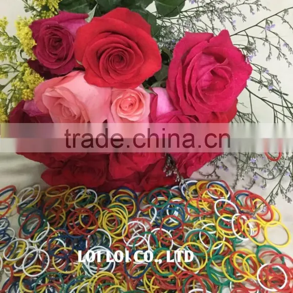 European Top Selling DIY Small Elastic Loom Rubber Bands - Fashion Rubber Band Newest Design Colorful photo-5