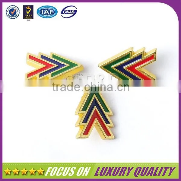 Special Shape Two Part Custom Decoration Metal Label for Pant and Coat photo-2