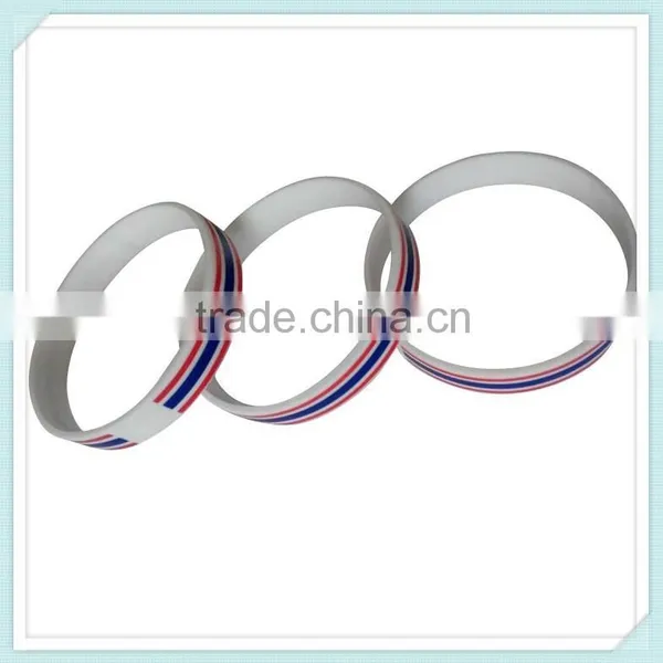 Rubber Silicon Chip Wristband Rubber Charm Bracelet 2015 photo-2