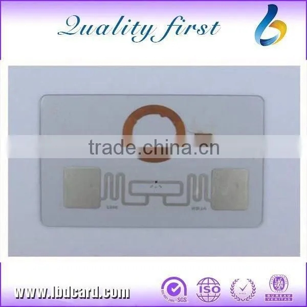 Rewritable EM4100 CR80 Crystal Transparent Chip Cards RFID Cards photo-4
