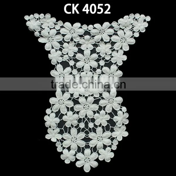 100% Cotton Fabric Fashion Embroidery Latest Women Collar Designs photo-5