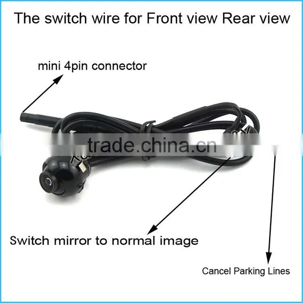 2016Hot! Newest Mini Moving Guide Line 360 Degree Around/rear View Car Mirror Camera XY-1692 photo-6