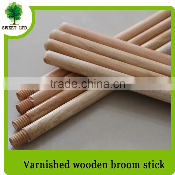 Well Straight Varnished Wood Mop Stick With Competiive Price photo-3