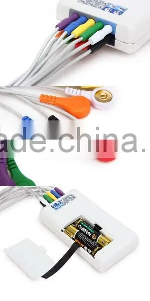 Light Weight 12 Channel 12 Lead Color LCD Display ECG Holter Monitor With 24 Hours Recorder photo-4