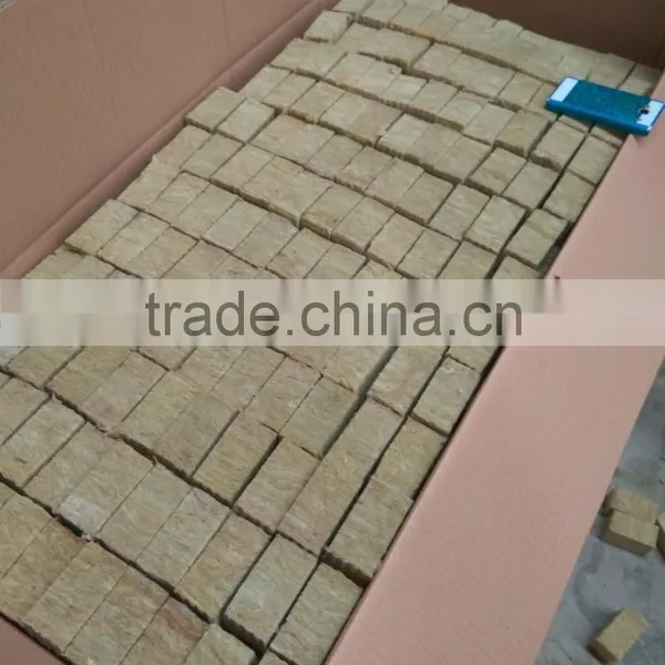 Mineral Fiber Rockwool Cubes 100kg/m3 for Hydroponic High Absorbent Water photo-5