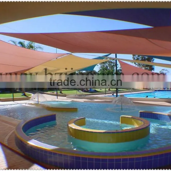 HDPE Green Sunshade Sail Tent photo-3