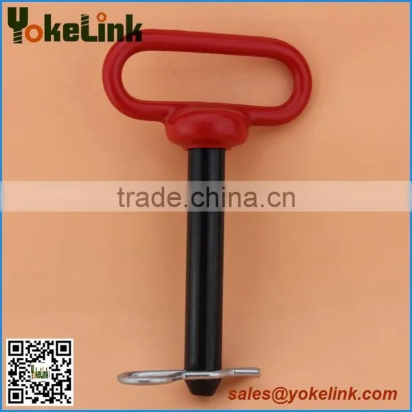 Red Handle Tractor Hitch Pins With Cotter Pin photo-3