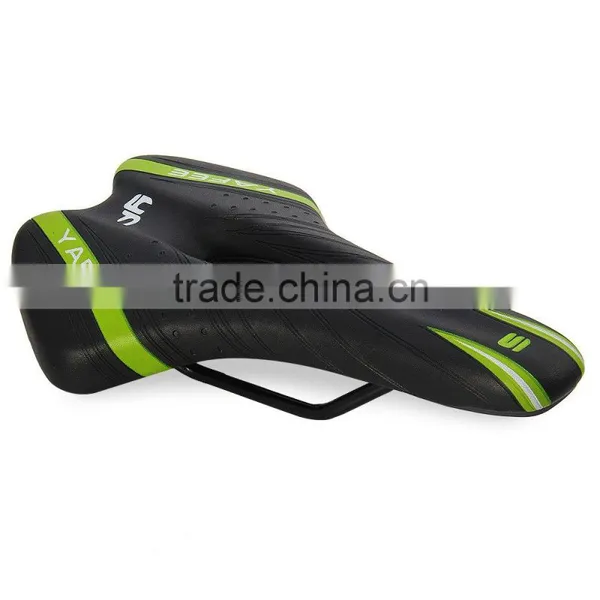 YAFEE - 1019 Sports Bicycle Saddle MTB Prolong Saddle PU Leather Hollow Saddle Racing Bicycle Parts photo-2