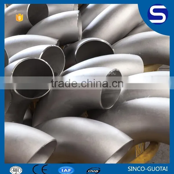 ASME/ANSI B16.9 Stainless Steel Butt Welded Pipe Fitting 45 Degree Elbow photo-2