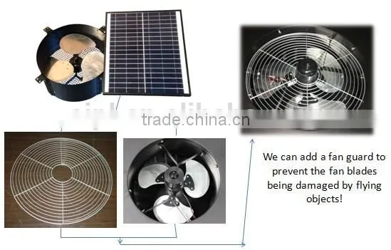 Vent Goods Solar-Power 1280 CFM Attic Ventilator Fan Roof Mount Vent- Thermostat Humidistat photo-3