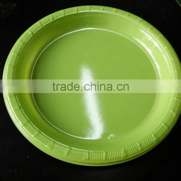 7" Inch Disposable PS Colorful Plastic Plates Party Tray photo-6