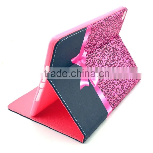 Creative Leopard Leather Case for Ipad 6 Air 2,Fashional Leopard Leather Case for Ipad 6 Air 2 photo-4
