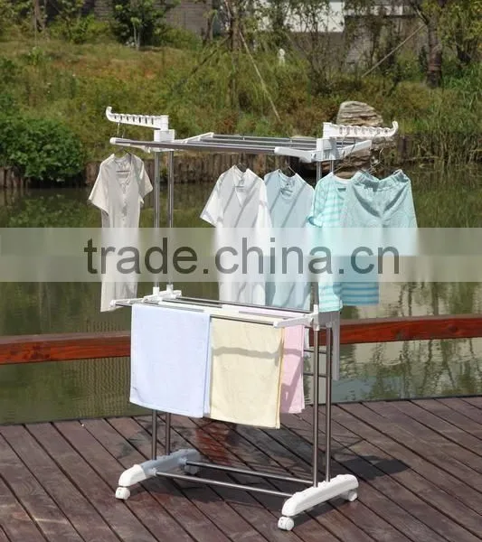 Foldable 3 Layers Clotheslines Drying Rack Laundary Clothes Hanger photo-2