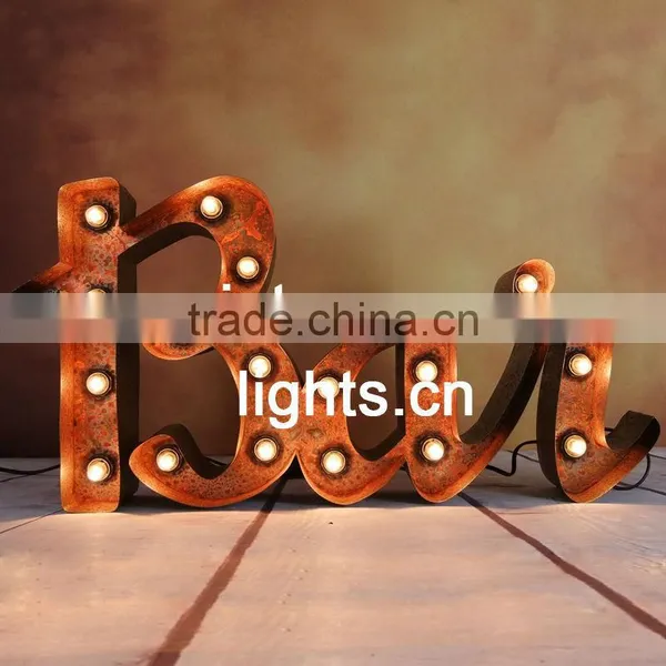Antique Light up Letters photo-6