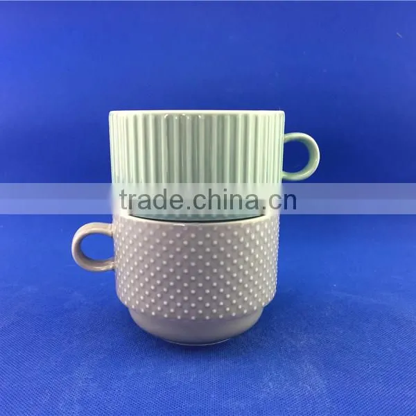 Hot Selling Colorful Stackable Coffee Mugs With Rack photo-3