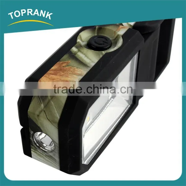 Outdoor Super Bright Camouflage Printed Flat Magnetic Flashlight With Hook photo-4