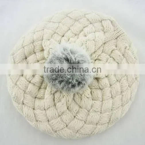 Baby Hat Kids Baby Photo Props Beanie Faux Rabbit Fur Gorros Bebes Crochet Beanie Toddler Cap photo-4