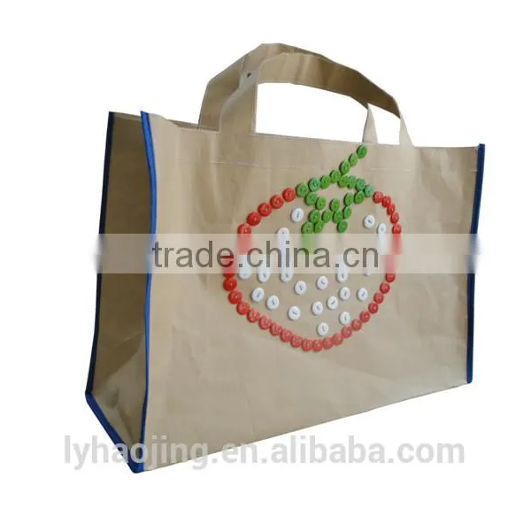 Heavy Weight Kraft Paper Bag / Take Out Paper Bags / Tyvek Paper Carry Bag photo-5
