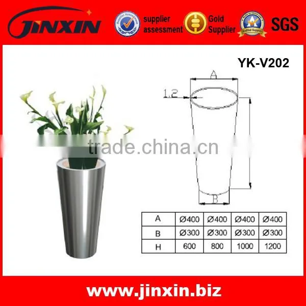 Modern Stainless Steel Large Decorative Floor Vases Flower Vases photo-3