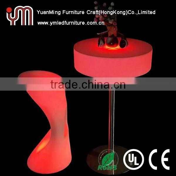 Glowing Led Cocktail Table 16 Colour Change Led Bar Table photo-3