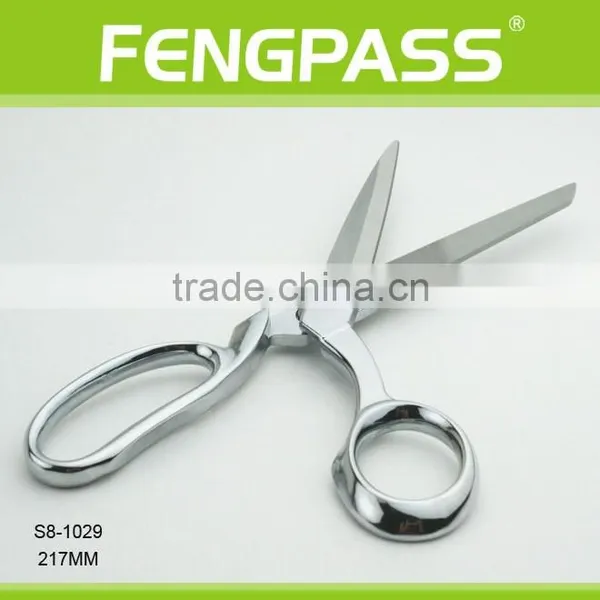S8-1029 21.7CM Stainless Steel Blades With Zinc Alloy Handle Pink Scissors photo-3