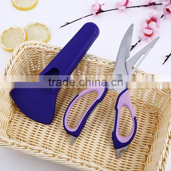 Eco-friendly Stainless Steel Multifunctional Kitchen Shears Magnetic Scissor photo-5