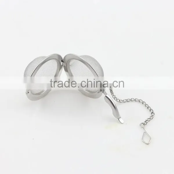 Silver Tone Mesh Tea Ball Infuser For Loose Tea Leaves photo-3