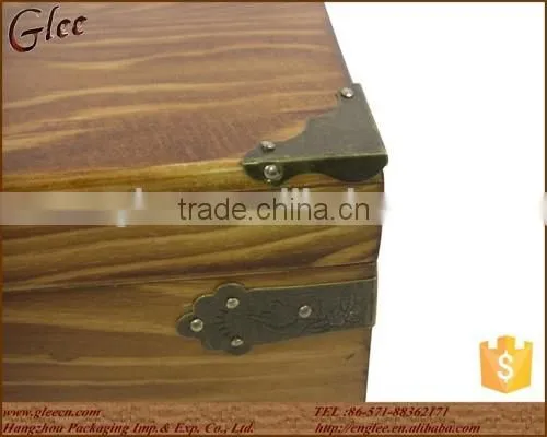 Natural Classical Wooden Tea Box With 16 Compartments photo-5