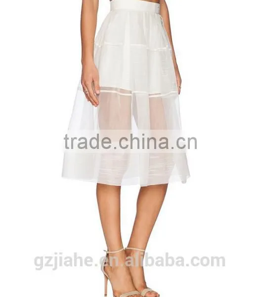 New Fashion Chiffon Organza A-line Women Skirts photo-2