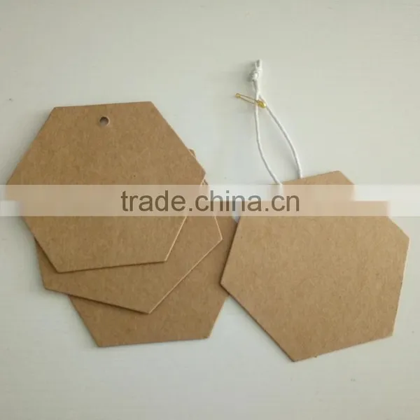 Custom Kraft Paper Garments Hang Tags Swing Tags photo-2