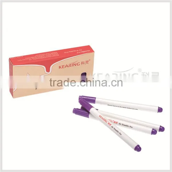 Kearing 1.0mm Fiber Tip Violet Air Erasable Marker Pen For Temporary Marking On Sewn Fabric photo-2