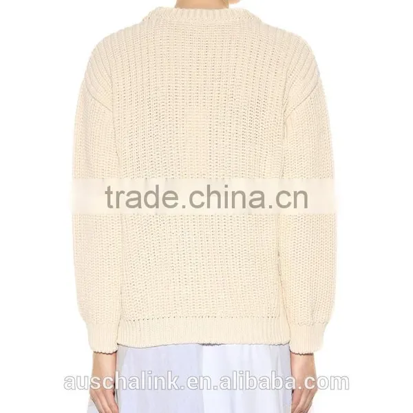 Fashion Design Elegant Girls South 100% Cotton Sweater photo-2