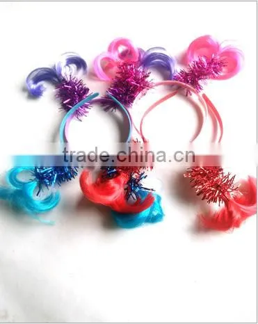 Lovely Christmas Hat and Christmas Tree Hairbands Diy Handmade Christmas Hair Jewelry for Christmas Party Gifts photo-3