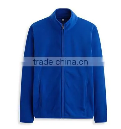 Men's Full Zip Jacket Active Windproof Men Custom Polar Fleece Jacket Wholesale Fleece Jacket photo-3