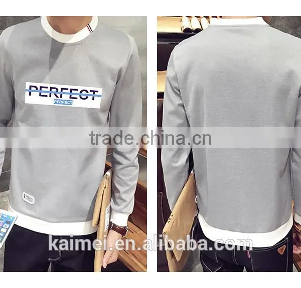 Fashional Design Crewneck Sweatshirt Man Without Hood Popular Among Adults photo-3