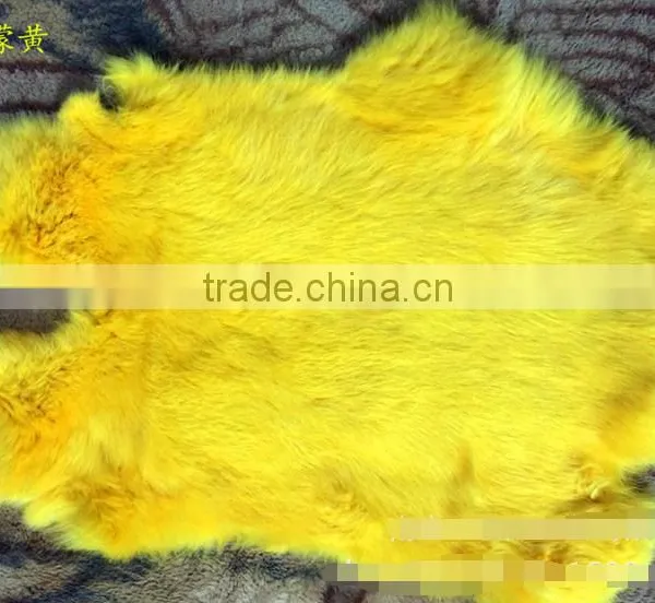 Manufacturers Spot the Origin of Decorative Fur Dyeing Imported Rabbit Skin Low-cost High-quality Wholesale photo-6