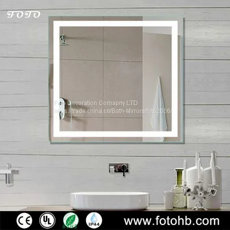 FOTO LED Backlit Glass Bathroom Mirror photo-5