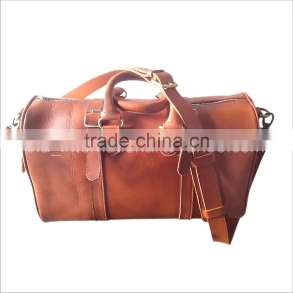 Genuine Cow Top Grain Full Grain Leather Travel/duffel Bag 2017