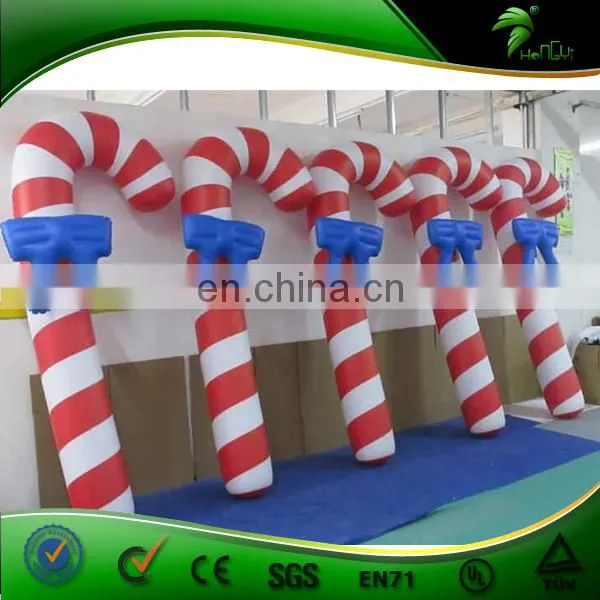 New Christmas Decorations 2016 Inflatable Christmas Arches, Inflatable Christmas Candy Cane, PVC Inflatable Crutch Balloon photo-3
